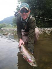 big river Rainbow trout August